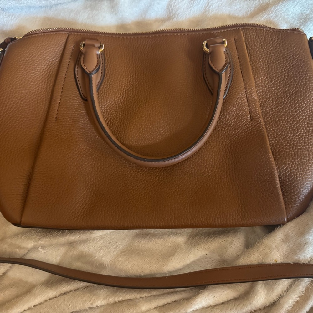 Michael Kors Sienna Brown Satchel with Gold Hardware - Picture 2 of 4